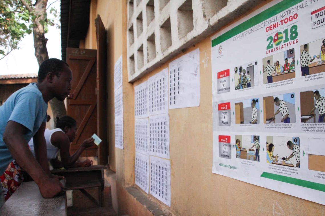 Le Togo reprogramme la tenue des élections législatives au 29 avril prochain